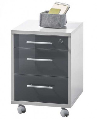 KON3S OFFICE LUX BRW Mobile Cabinet