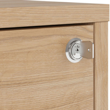 KTN4S SPACE OFFICE BRW Chest of Drawers