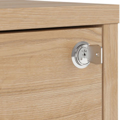 KTN4S SPACE OFFICE BRW Chest of Drawers