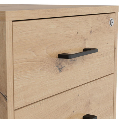 KTN4S SPACE OFFICE BRW Chest of Drawers