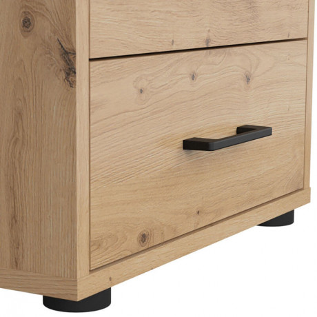 KTN4S SPACE OFFICE BRW Chest of Drawers