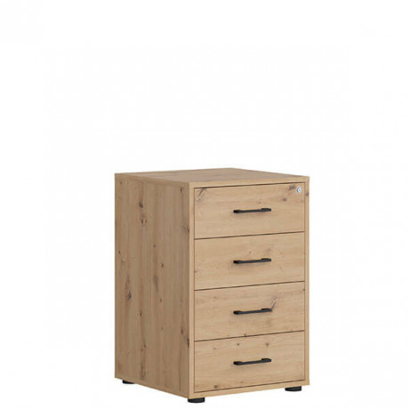 KTN4S SPACE OFFICE BRW Chest of Drawers
