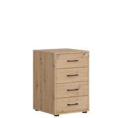 KTN4S SPACE OFFICE BRW Chest of Drawers