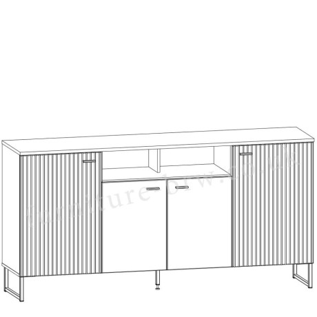 KOM4D/U ZENDA BRW Cabinet
