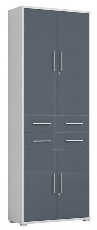 REG4D2S/220 OFFICE LUX BRW Tall Cabinet