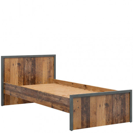 LOZ/90 WESTON BRW Bed