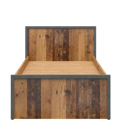 LOZ/90 WESTON BRW Bed