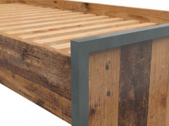 LOZ/90 WESTON BRW Bed