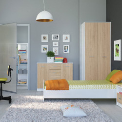NEPO PLUS BRW Kid's / Teen's Room Furniture Set