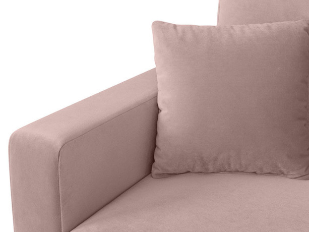 RIMI LUX 3DL BRW Corner Sofa Bed Pink