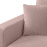 RIMI LUX 3DL BRW Corner Sofa Bed Pink