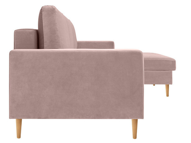 RIMI LUX 3DL BRW Corner Sofa Bed Pink