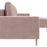 RIMI LUX 3DL BRW Corner Sofa Bed Pink