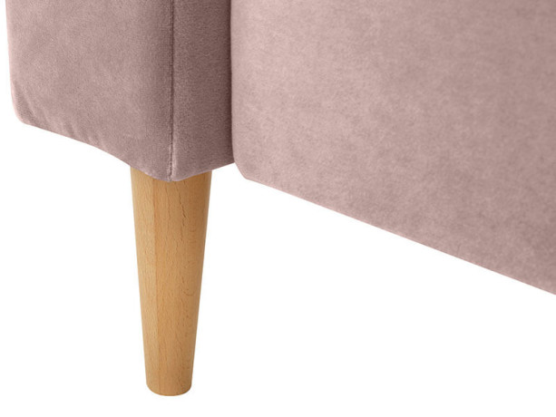 RIMI LUX 3DL BRW Corner Sofa Bed Pink