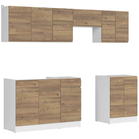 JUNONA LINE 240 BBL Kitchen Set Sibiu Gold Larch