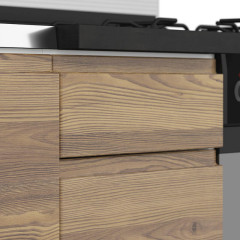 JUNONA LINE 240 BBL Kitchen Set Sibiu Gold Larch