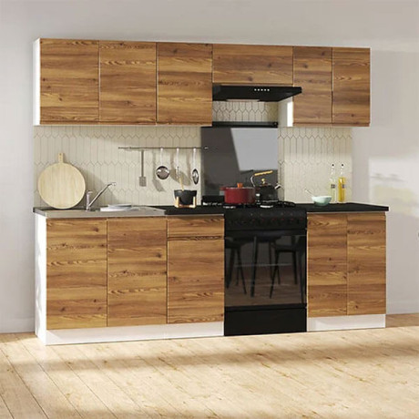 JUNONA LINE 240 BBL Kitchen Set Sibiu Gold Larch