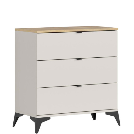 KOM3S GLAMOUR BRW Chest of Drawers