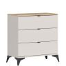 KOM3S GLAMOUR BRW Chest of Drawers