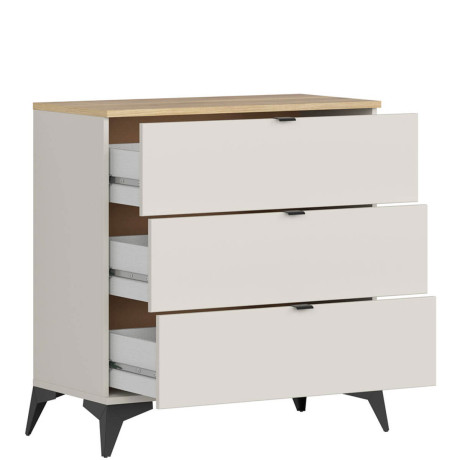 KOM3S GLAMOUR BRW Chest of Drawers