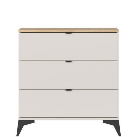KOM3S GLAMOUR BRW Chest of Drawers