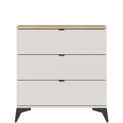 KOM3S GLAMOUR BRW Chest of Drawers