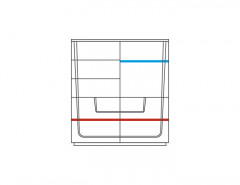 MAGANDA 3D3DS Cabinet with Drink Section MEBIN