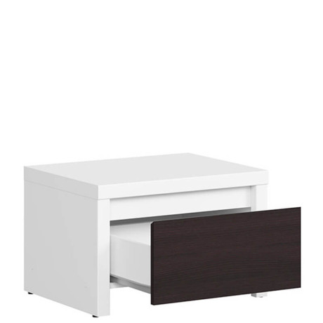 KOM1S KASPIAN BRW (white) Bedside Table