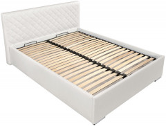 SYNTIA III BRW Upholstered King Size Bed 160 White