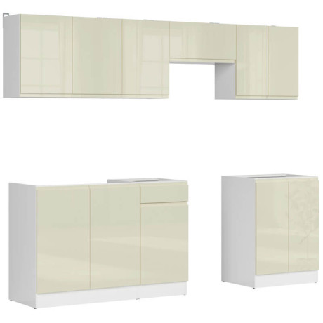 JUNONA LINE 240 BBL Kitchen Set Vanilla Gloss