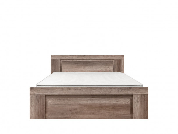 LOZ/160 ANTICCA BRW King Size Bed with Storage