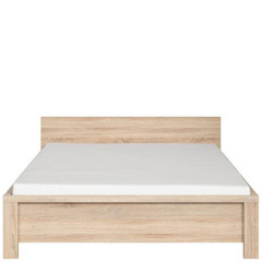 LOZ/140 KASPIAN BRW (sonoma) Double Bed
