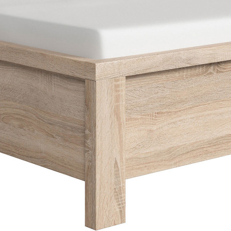 LOZ/140 KASPIAN BRW (sonoma) Double Bed