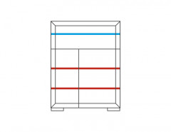 ROSSANO 2D Chest with Drink Section MEBIN