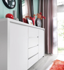 KOM2D4S KASPIAN BRW (white) Dresser