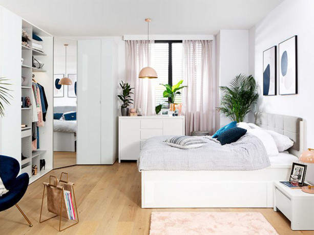 KOM2D4S KASPIAN BRW (white) Dresser