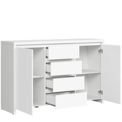 KOM2D4S KASPIAN BRW (white) Dresser