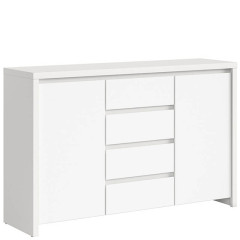 KOM2D4S KASPIAN BRW (white) Dresser