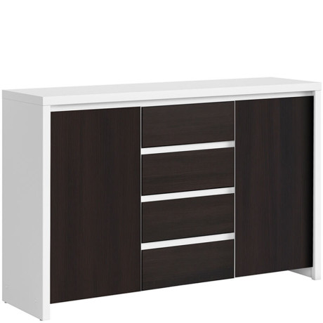 KOM2D4S KASPIAN BRW (white) Dresser