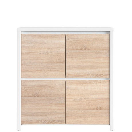 KOM4D KASPIAN BRW (white) Cabinet