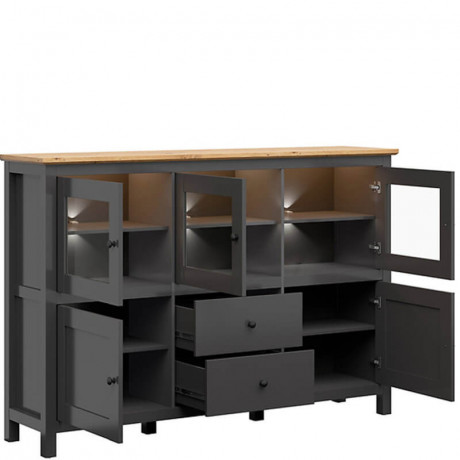 KOM3W2D2S/13/19 HESEN BRW Sideboard