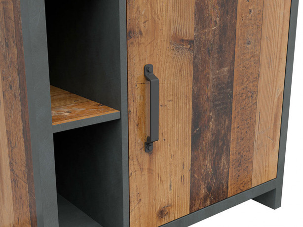 REG1D1S WESTON BRW Shelf Unit