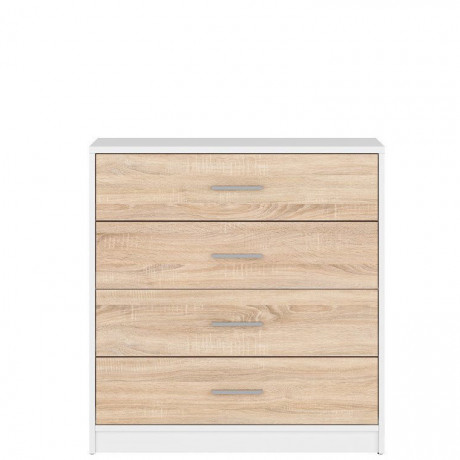 KOM4S NEPO PLUS BRW Chest of Drawers