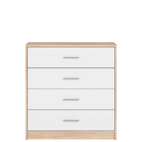 KOM4S NEPO PLUS BRW Chest of Drawers