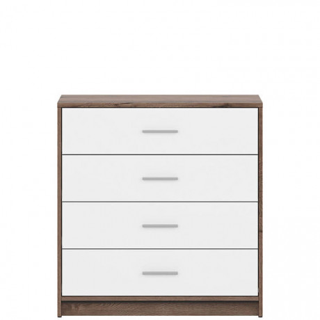KOM4S NEPO PLUS BRW Chest of Drawers