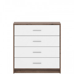KOM4S NEPO PLUS BRW Chest of Drawers
