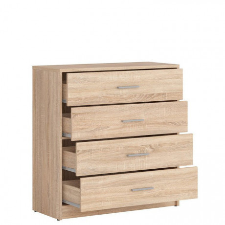 KOM4S NEPO PLUS BRW Chest of Drawers