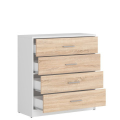 KOM4S NEPO PLUS BRW Chest of Drawers
