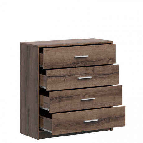 KOM4S NEPO PLUS BRW Chest of Drawers