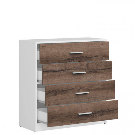 KOM4S NEPO PLUS BRW Chest of Drawers